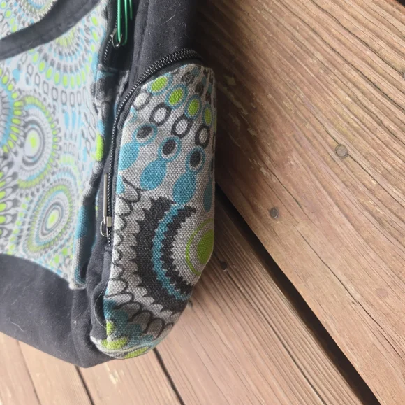 Colorful Patterned Backpack - Picture 3 of 6